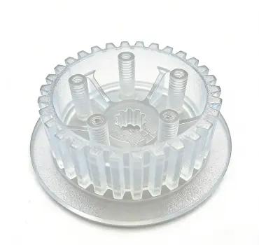 ABS 유사 반투명/투명 — 미완성 표면 마감 샘플