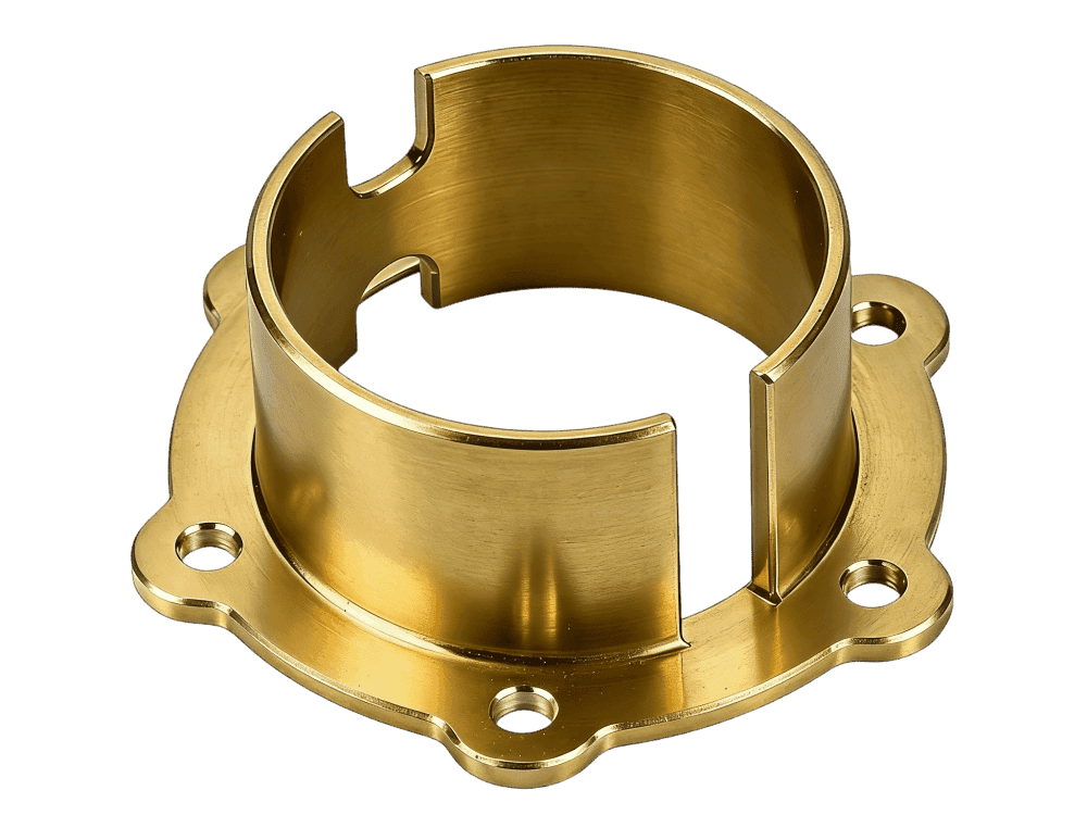 Brass stamped part example