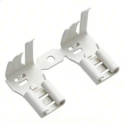 Powder coated stamped components