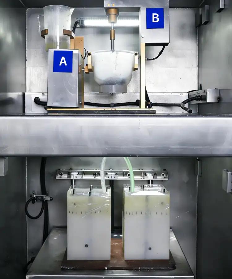 Processus de coulée sous vide