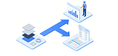 Isometric illustration: engineered precision and material selection for metal stamping