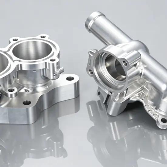 Peças de fabricação automotiva de alumínio