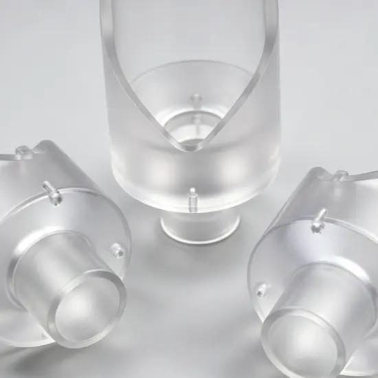 Peças de fabricação automotiva em acrílico PMMA