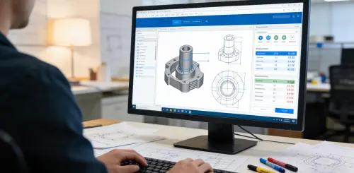 دعم هندسي مخصص مع تصميم CAD