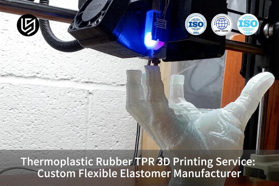 Thermoplastic Rubber TPR 3D Printing Service: Custom Flexible Elastomer Manufacturer