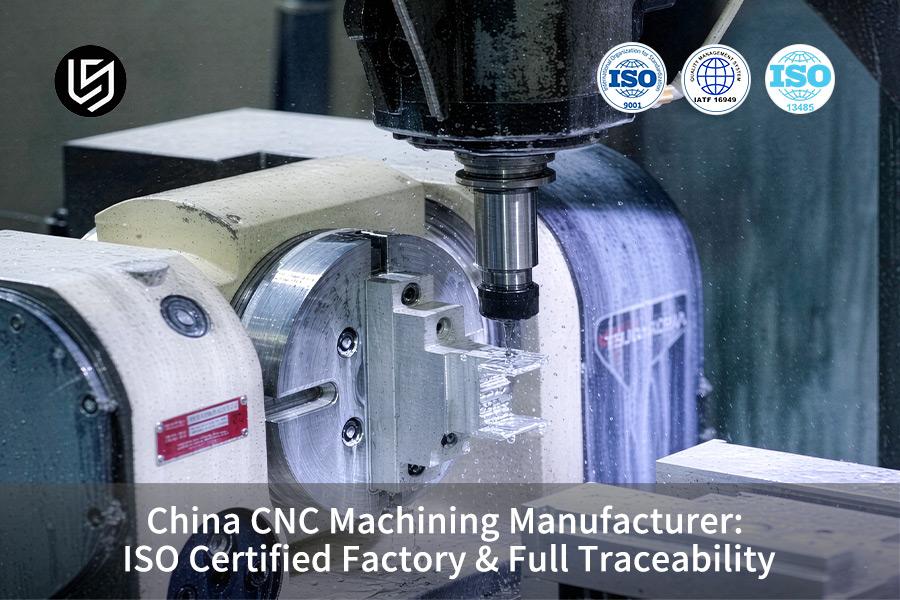 Fabricante de usinagem CNC na China: fábrica com certificação ISO e rastreabilidade total