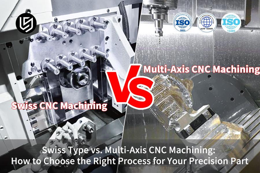 Swiss Type VS. Multi-Axis CNC Machining: How To Choose The Right Process For Your Precision Part