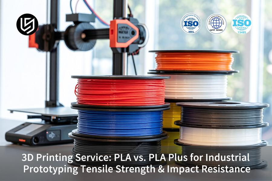 Service d'impression 3D : PLA vs PLA Plus pour le prototypage industriel : résistance à la traction et résistance aux chocs