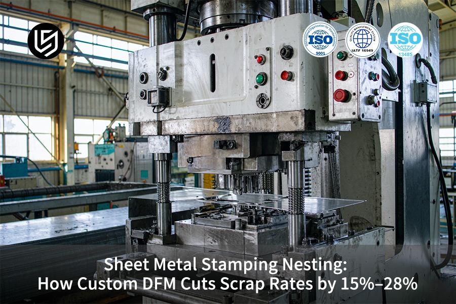 Sheet Metal Stamping Nesting: How Custom DFM Cuts Scrap Rates By 15%–28%