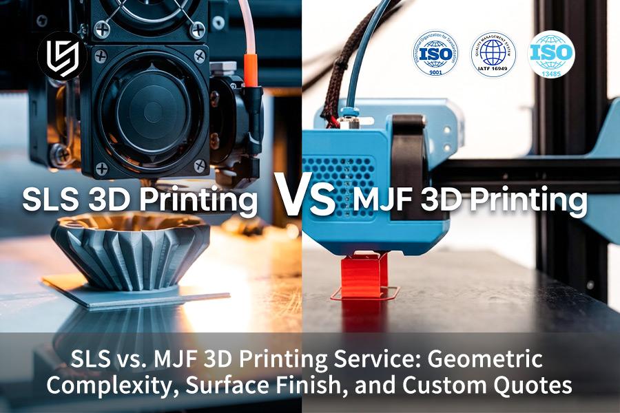 SLS VS. MJF 3D Printing Service: Geometric Complexity, Surface Finish, And Custom Quotes