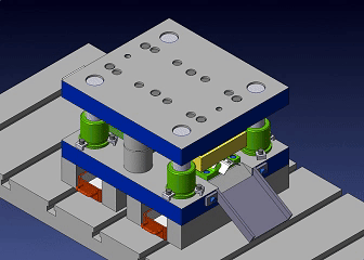 ¿Cómo funciona el estampado con troqueles progresivos?