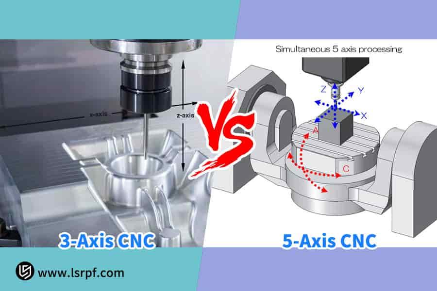 3 ejes versus. Mecanizado CNC de 5 ejes: cómo elegir y evitar errores costosos