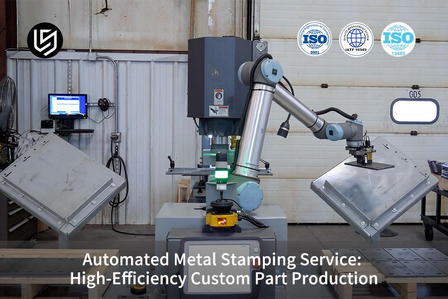 Servicio automatizado de estampado de metales: producción de piezas personalizadas de alta eficiencia