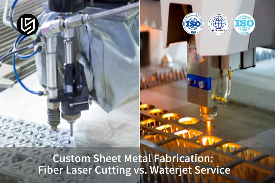 custom-sheet-metal-fabrication-fiber-laser-cutting-vs-waterjet-service