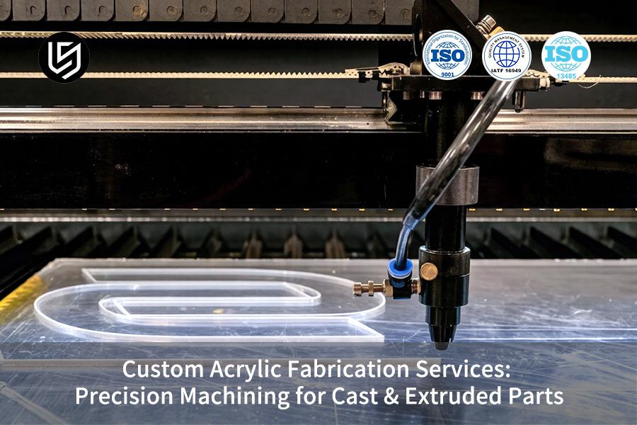 Services de fabrication acrylique personnalisés : usinage de précision pour pièces moulées et extrudées