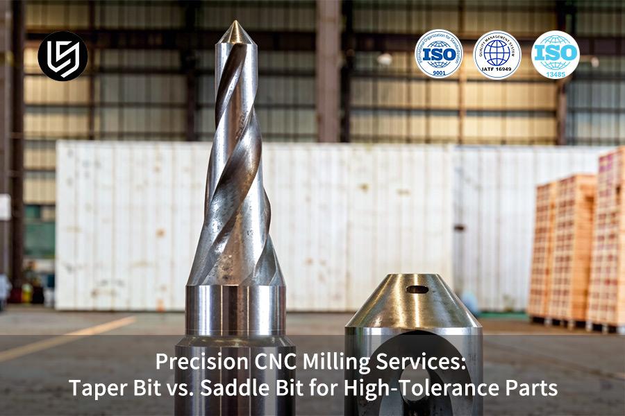 정밀 CNC 밀링 서비스: 테이퍼 비트 VS. 고공차 부품용 새들 비트