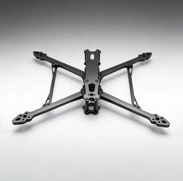 Estructura de fuselaje integrada para drones de alta gama