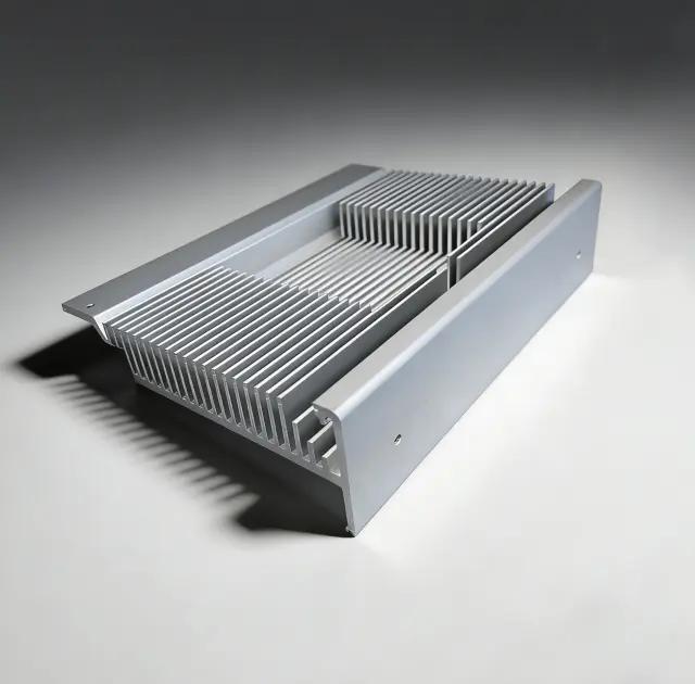 Irregularly Shaped Aluminum Heat Exchanger with Complex Flow Channels