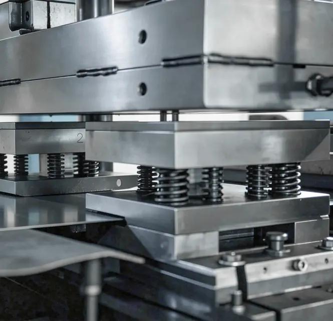 Precision stamping tooling for custom deep drawn components