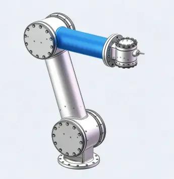 CNC 가공 기어 및 플랜지 어셈블리