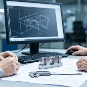 Ingenieur arbeitet mit einem digitalen Fertigungsmodell