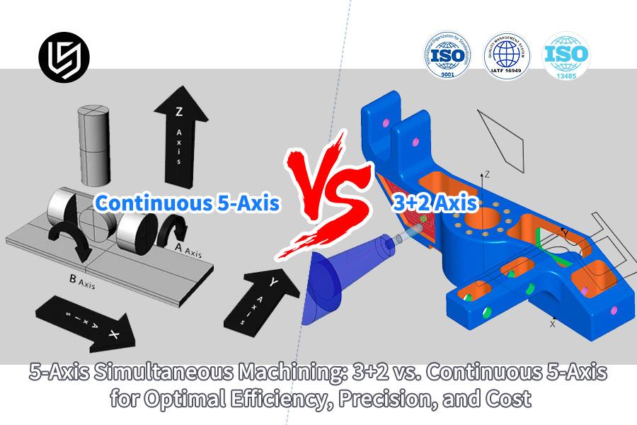 5-Axis Simultaneous Machining: 3+2 VS. Continuous 5-Axis For Optimal Efficiency, Precision, And Cost