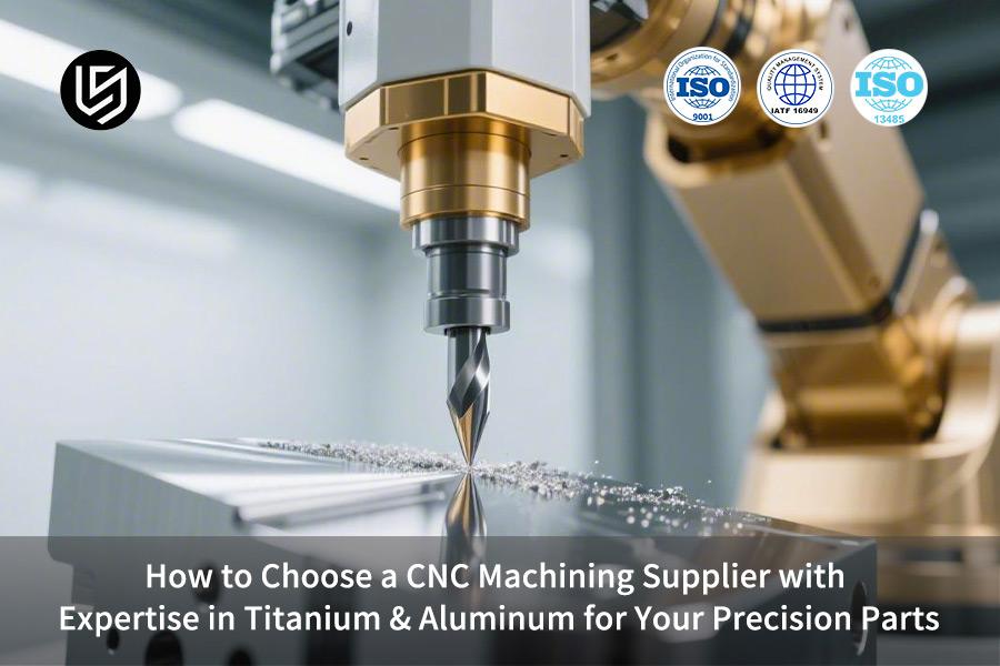 Como escolher um fornecedor de usinagem CNC com experiência em titânio e alumínio para suas peças de precisão
