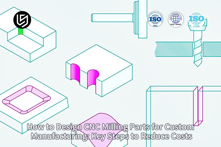 Como projetar peças de fresamento CNC para fabricação personalizada: etapas principais para reduzir custos
