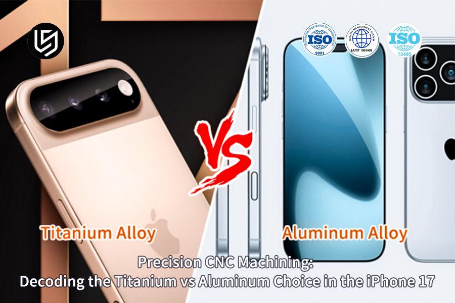 Präzisions-CNC-Bearbeitung: Entschlüsselung des Titan-VS. Aluminiumauswahl im IPhone 17