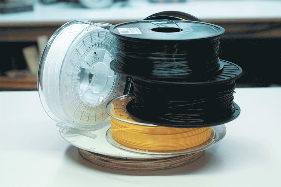 The impact of PLA and PET filament on the environment