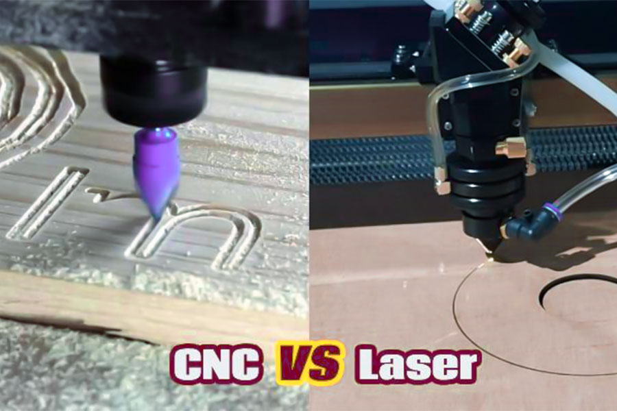 What is the difference between CNC and laser cutting wood?
