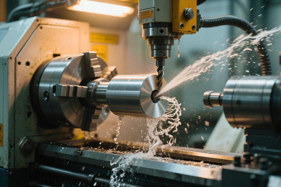 Why are cut-off tools the key tool for precision separation on lathes?