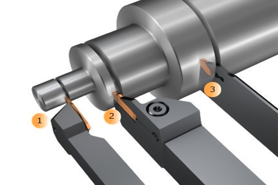 How do parting tools handle special materials?