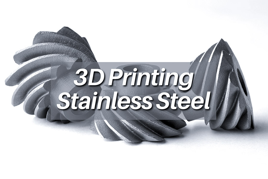 Can 3D printers print stainless steel directly?