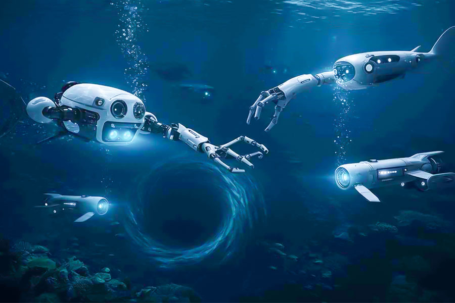Biomimetic spine of deep-sea robots