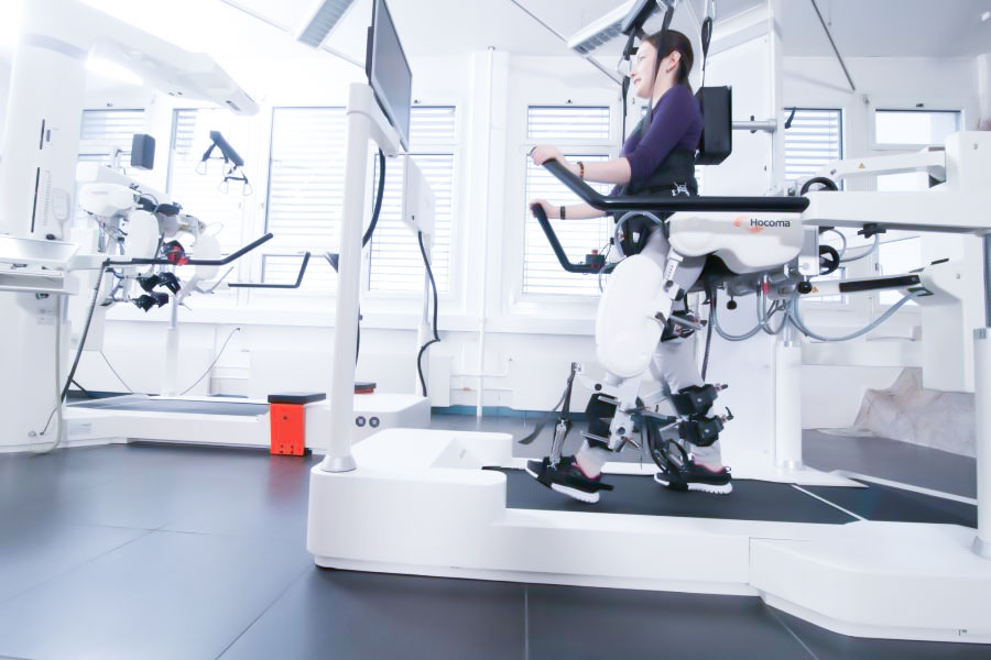 Training robots for rehabilitation centers