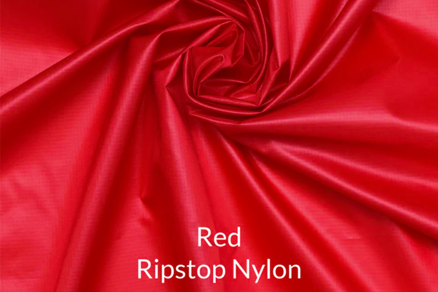 Red Ripstop Nylon