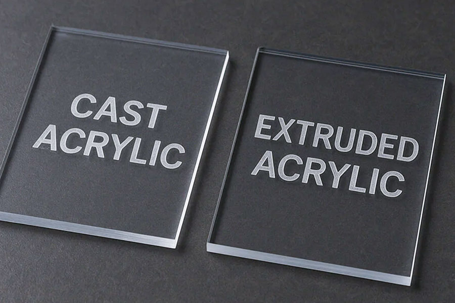 Cast Acrylic vs. Extruded Acrylic: The Core Differences in Laser Cutting