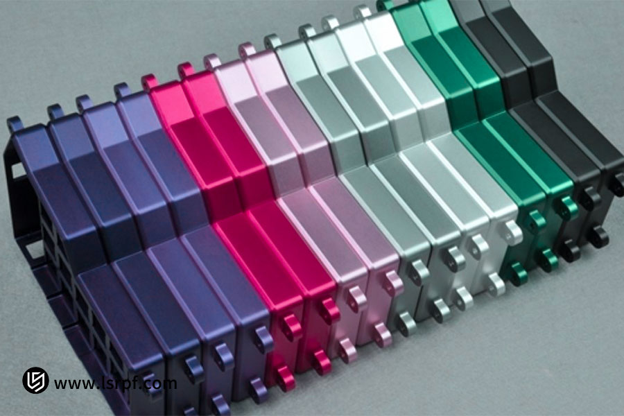 Colores especiales de aluminio anodizado.