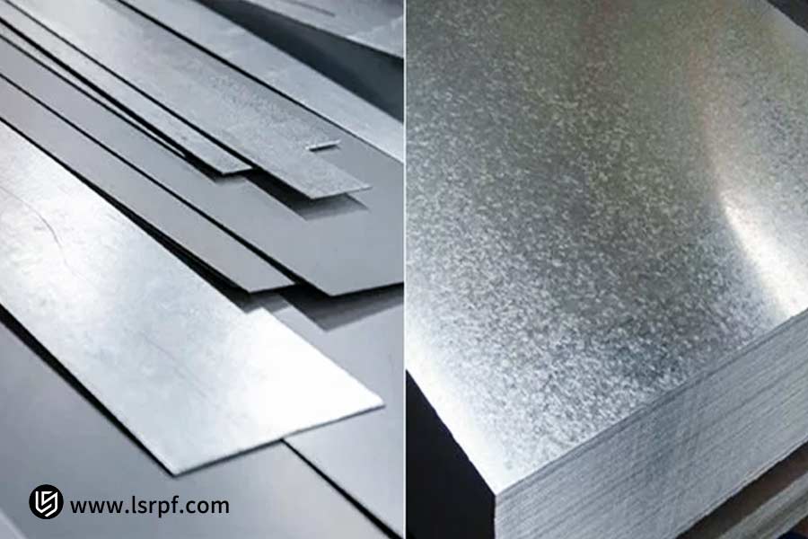 The difference of galvanized steel and aluminum