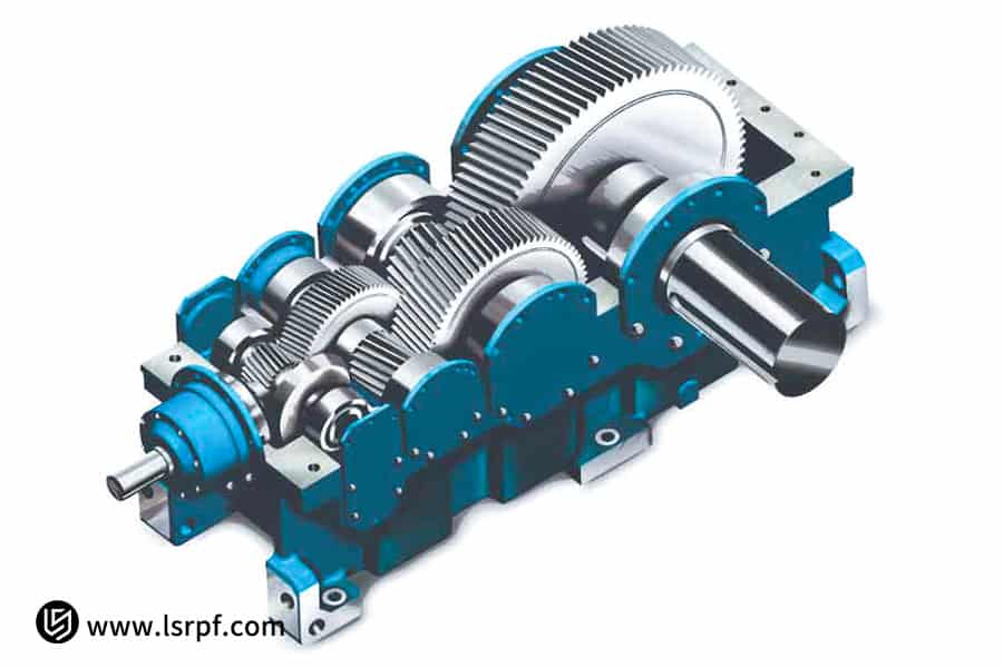 Precision helical gear drive unit assembly by LS Manufacturing