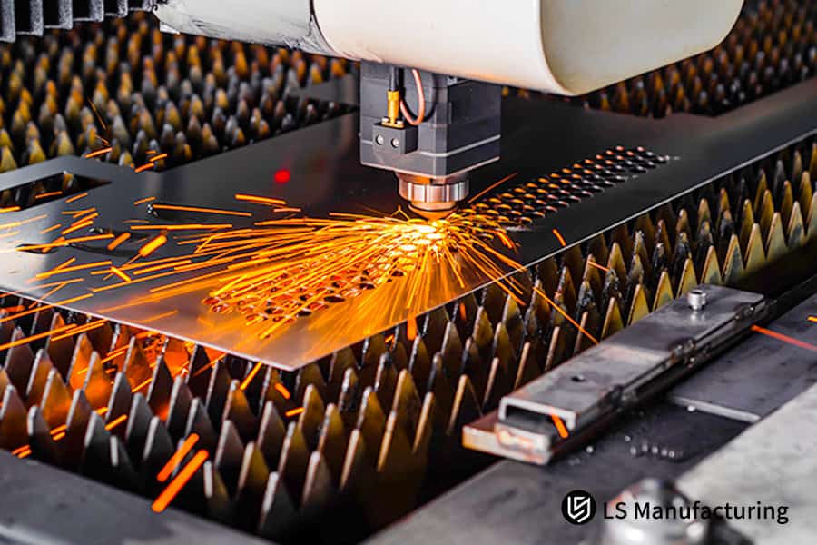 Slicing 6061 aluminum sheet for a high precision robot or aerospace structural frame.