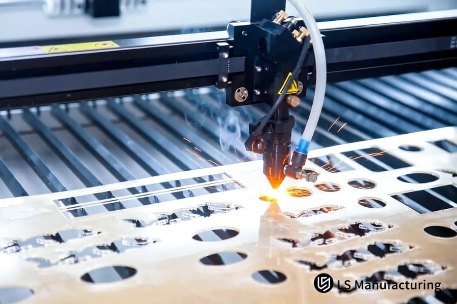 Etching a 6061 aluminum sheet for a custom drone or electronic equipment chassis.